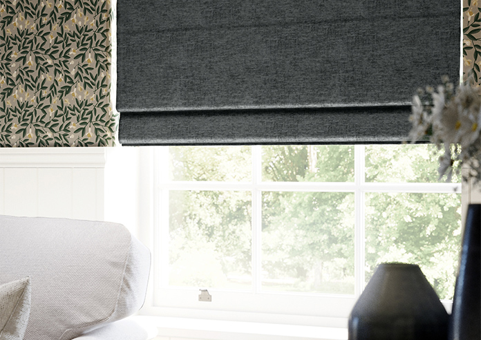 Maurice, Charcoal - Roman Blind - Image 5